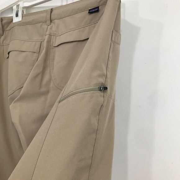 Patagonia Tan Lightweight Quick Dry Outdoor Performance Wear Travel Pants - Picture 13 of 16